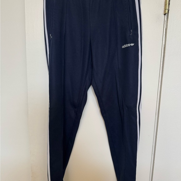 Adidas Navy Track Pants sz medium - Picture 1 of 4